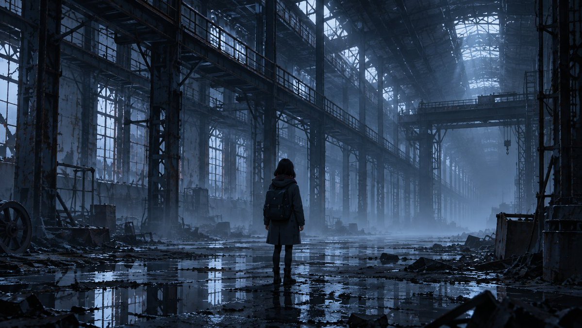 LAST_REVERIE_'s tweet photo. 人類がほとんど消えた世界で、彼女の旅だけが続いている。 In a world where almost everyone is gone, her journey continues.
🎧 ＜YouTube https://t.co/Z7QxbfnVGM＞
#LASTREVERIE #作業用BGM #終末世界 #廃墟 #Ambient #Dreamcore #Liminal #PostApocalyptic https://t.co/rwBVHHgYaR