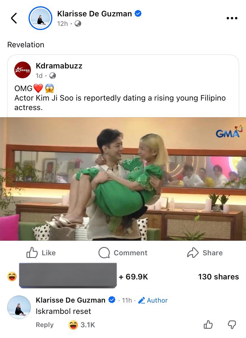 4kIang's tweet photo. klarisse “laging nadadamay” de guzman 😂 https://t.co/ekjhYLIXNs