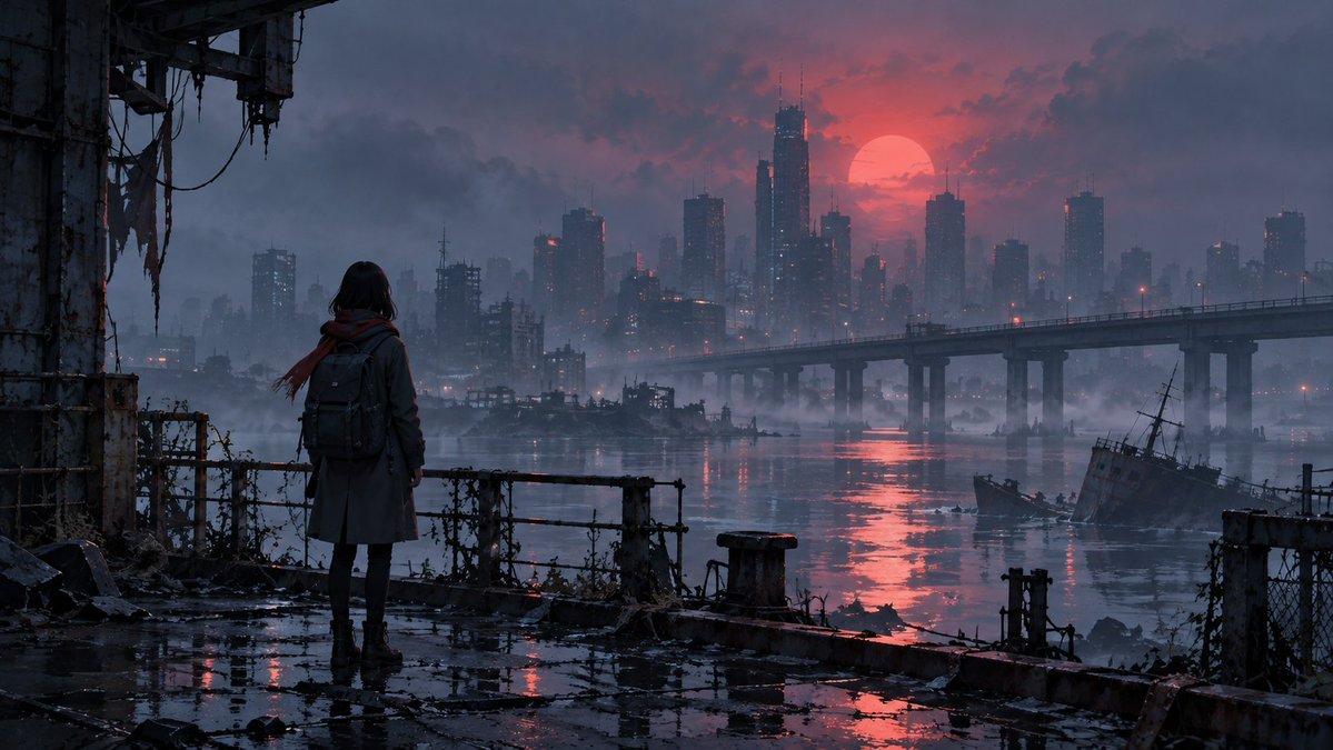 LAST_REVERIE_'s tweet photo. 人類がほとんど消えた世界で、彼女の旅だけが続いている。 In a world where almost everyone is gone, her journey continues.
🎧 ＜YouTube https://t.co/Z7Qxbfotwk＞
#LASTREVERIE #作業用BGM #終末世界 #廃墟 #Ambient #Dreamcore #Liminal #PostApocalyptic https://t.co/Y98YvF6Yi9