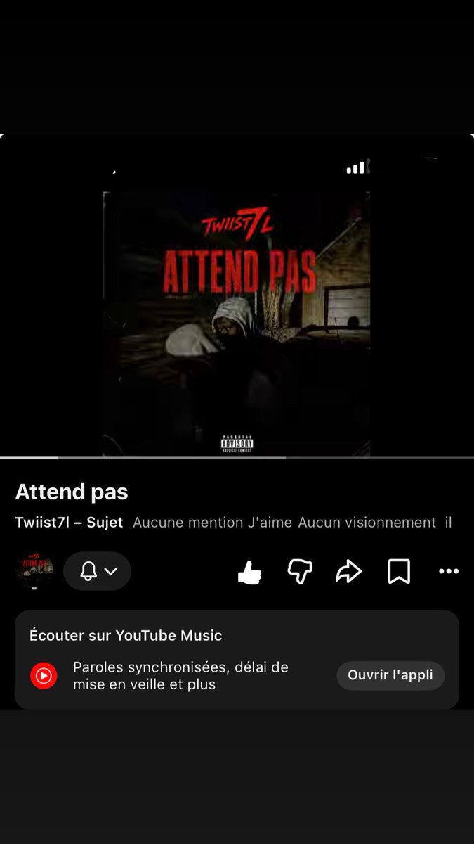 Twiist7L's tweet photo. Track02. ATTEND PAS
Disponible maintenant sur les plateformes de streaming 🔥🔥🔥🔥
7lrecords
#rapfr #rapqueb #rapcanada #rapcongo https://t.co/2qUQ8hDrIx