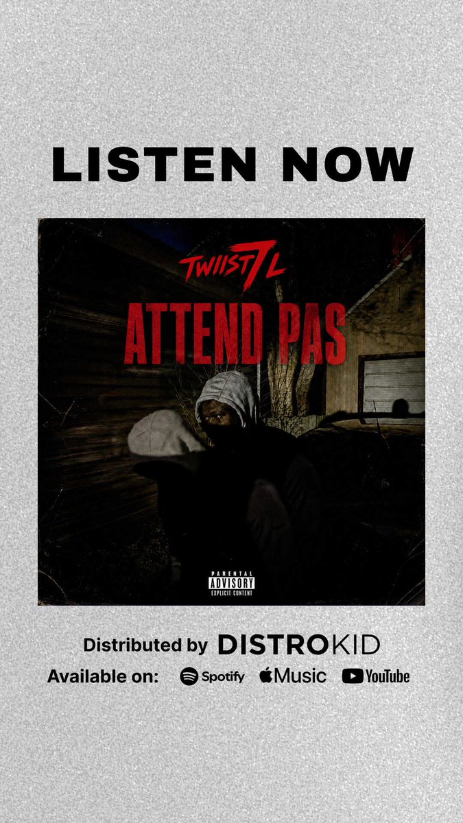 Twiist7L's tweet photo. Track02. ATTEND PAS
Disponible maintenant sur les plateformes de streaming 🔥🔥🔥🔥
7lrecords
#rapfr #rapqueb #rapcanada #rapcongo https://t.co/2qUQ8hDrIx