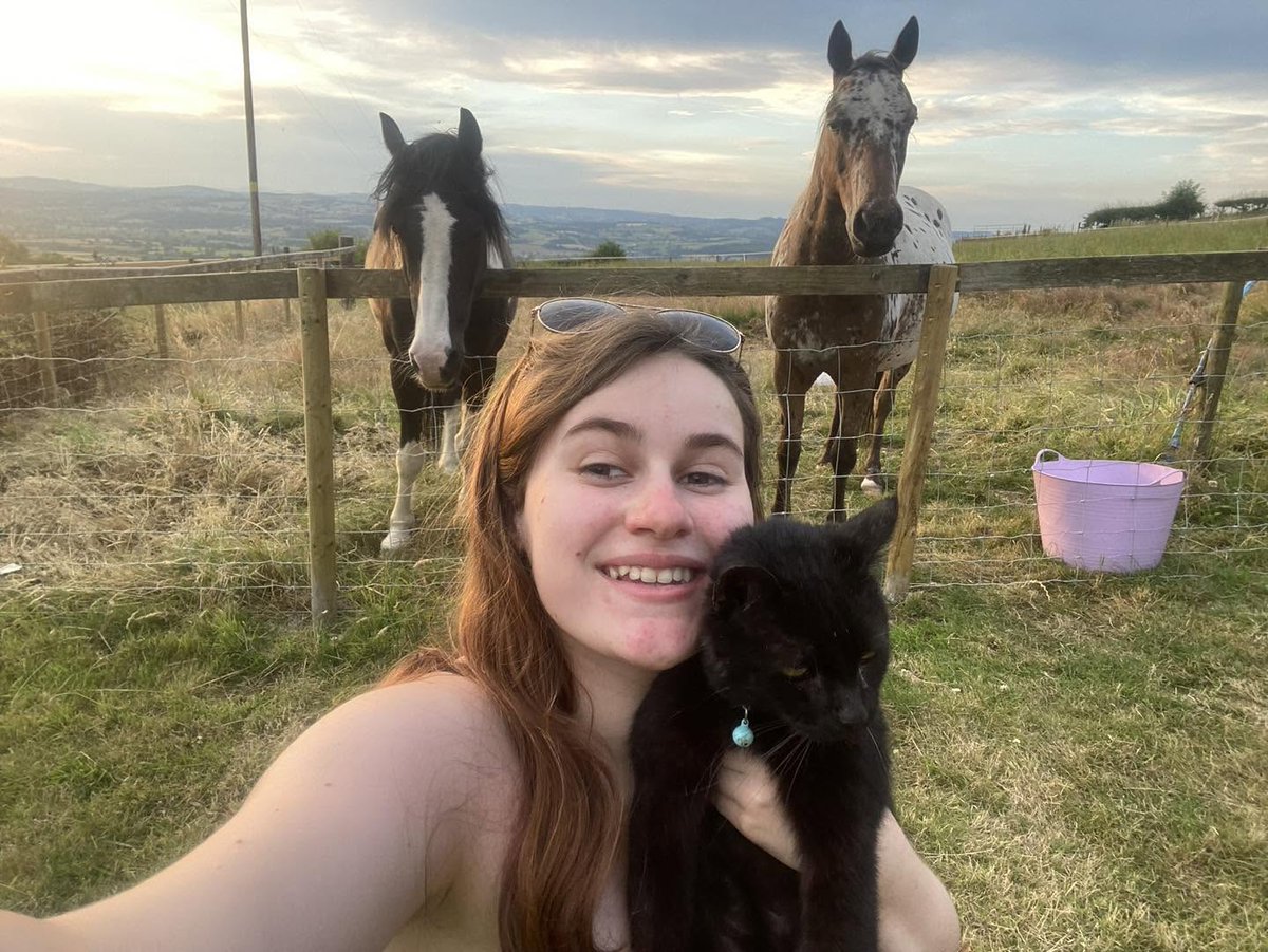 OlinPattie's tweet photo. It’s National Love Your Pet Day. Here are a few photos of me with the animals I love. I have plenty of photos of them alone, but these capture the joy they bring to my life. https://t.co/Ngge8qhvaH