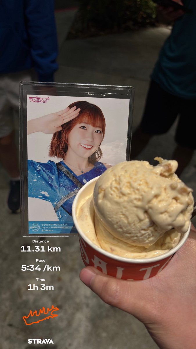 Orcha__'s tweet photo. 友達とラン！🏃
そのあとベトナム料理食べた〜😋
もちろんアイスクリームも！🍦 https://t.co/nIG3LCQEXm