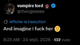 Melkorcore's tweet photo. @theogeeeee @HankMoodyBZK Fin , t'as 2 de qi ou quoi , stupide macaque ?
Faire l'amour // faire la prostituée .
Faire l'amour est une chose normal , faire la pute en faisant la stripteaseuse devant tout le monde c'est pas normal pour des ados.

+ tg sac à merde de pointeur on devrait te couper la teub https://t.co/7UGD8cRTIf