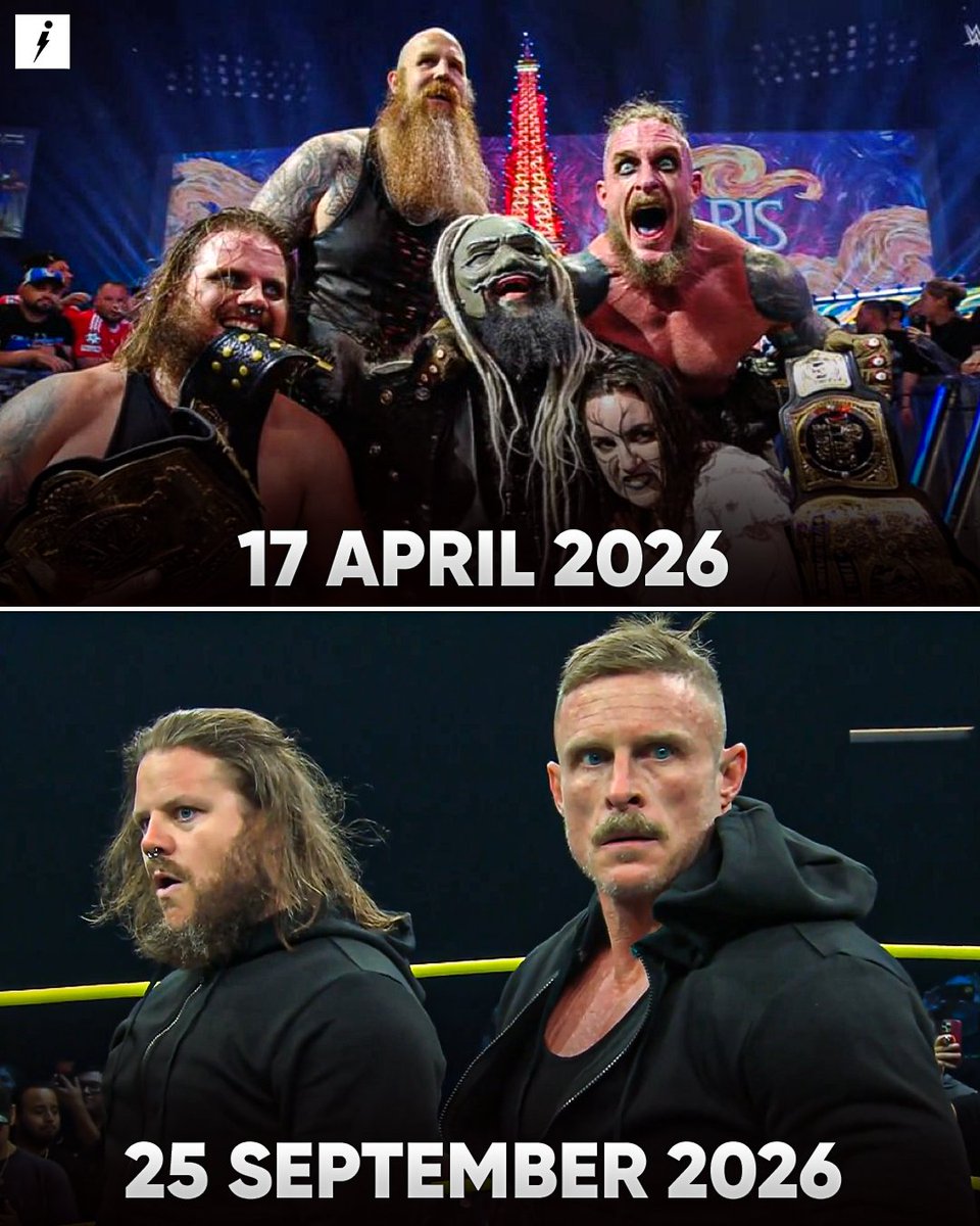 sportsinfofeed's tweet photo. They disappeared in April. They returned in September. THE WYATT SICKS ARE HERE.
#josephsawyer #samuelshaw #Wyattsicks #TNAiMPACT #WWE #WWERaw #SmackDown #sportsinfowrestling https://t.co/Z6WRvhxae1