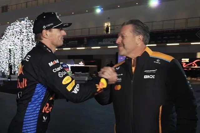 verstappenews's tweet photo. 🗣️ Zak Brown: "The door is still wide open for Max. For 2028, 2029, or any year for that matter. I enjoyed getting to know him better and would love to work with him someday." https://t.co/xM6f2YskJg