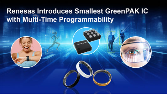 era_electronics's tweet photo. @RenesasGlobal Unveils Smallest Configurable GreenPAK IC with Multi-Time #Programmability in Ultra-Compact #WLCSP and #STQFN Package
#technews #technology #electronicsnews #electronicseranews #semiconductor #powerelectronics #eenews
https://t.co/mDf4HI0WkC https://t.co/hbEJSGkEyA