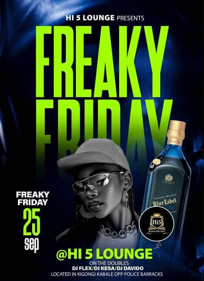 FlexDeejay1's tweet photo. Your Friday night needs a little bit of chaos๐๐ฅ
Come through for Freaky Friday at Hi 5 Lounge.
Big line up and great vibes
#flexdeejay https://t.co/151RA03yDM