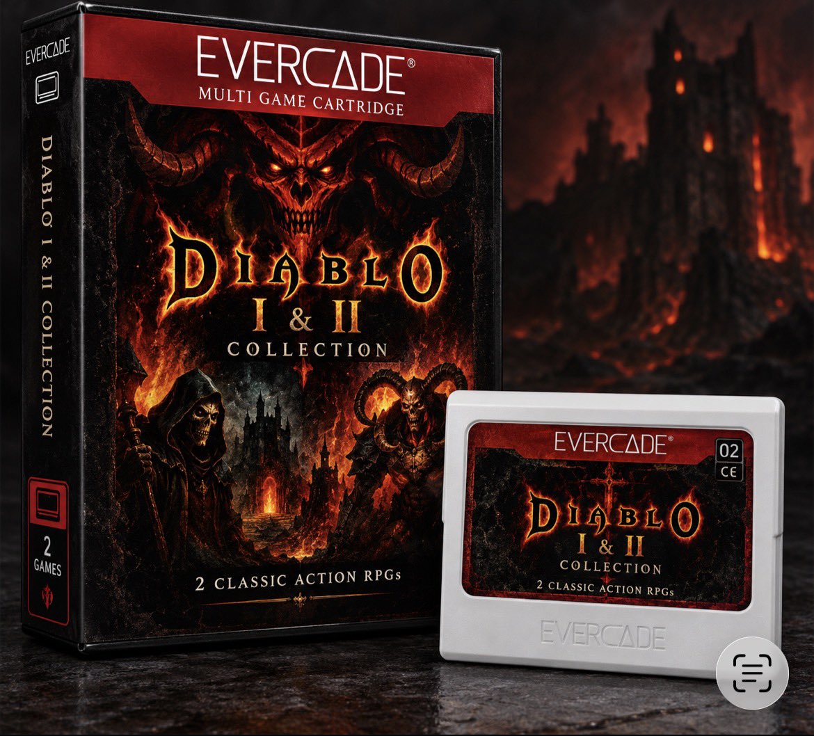 jdwolfpgh's tweet photo. Hey @evercaderetro @blazeretrogames @Blizzard_Ent @Microsoft @XBOX 

Make this happen

#Evercade Dreams

(This ties into a recent @TheNerdyHippies video that we just recorded..like an in addition to) https://t.co/UeSLxurME5