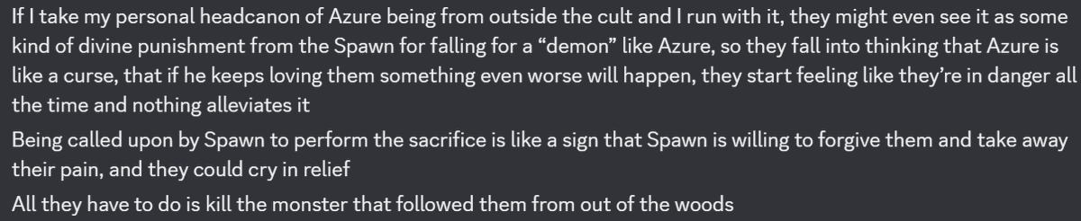 Temperpura's tweet photo. half-baked Azuretime ideas I'm posting for shits and giggles
I believe these were made before the big lore drop so sorry if these are some bullshit

#twotime  #azuretime #azureforsaken #twotimeforsaken https://t.co/0e2zbpEoEQ