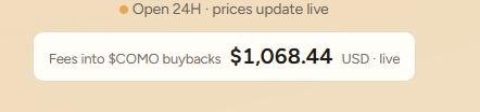 COMMOXprep's tweet photo. 8th burn by fees from the website

We burned 9,000,000 $COMO forever.

1% of total supply is gone for good.
$COMO https://t.co/tDqzlmWOlX
