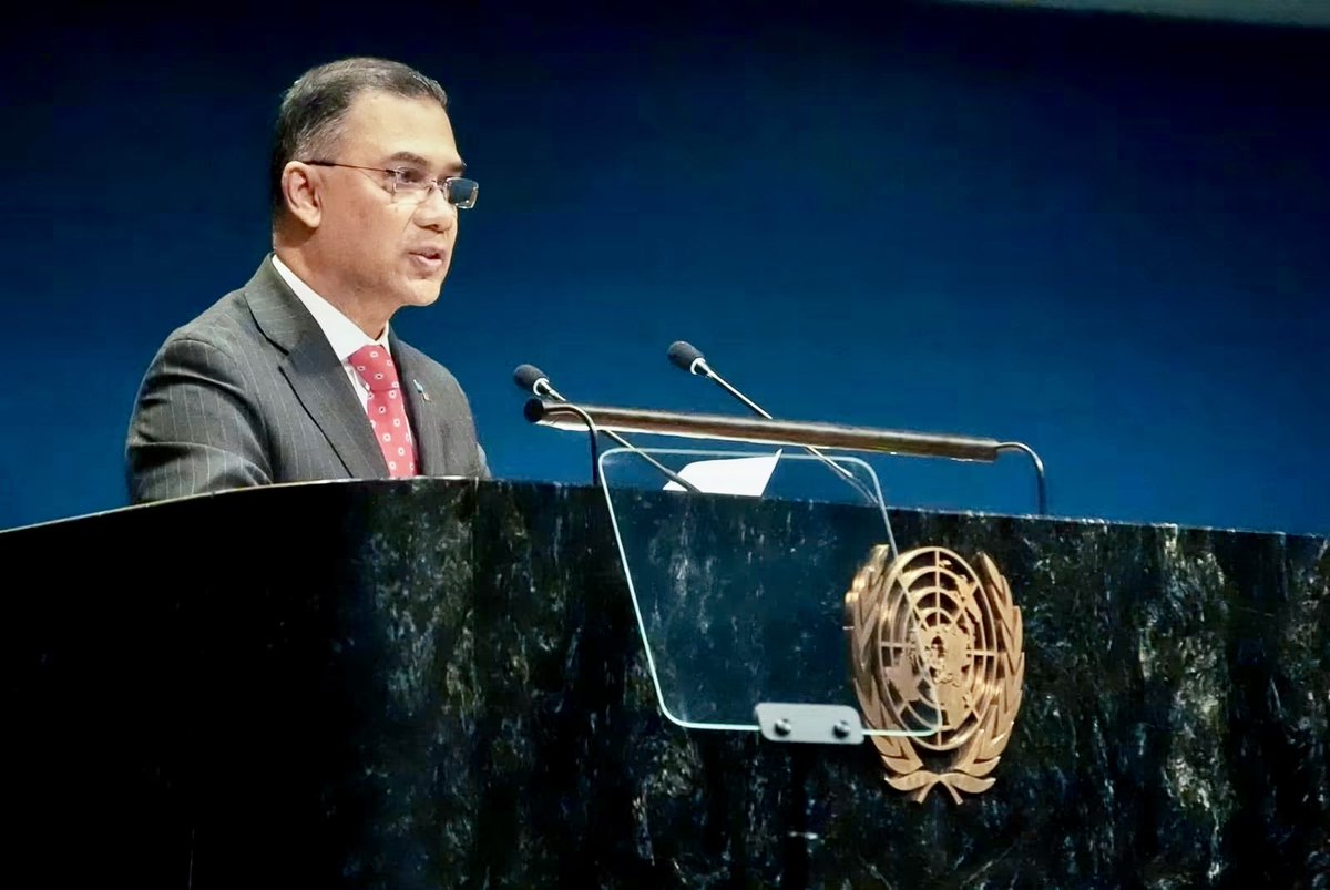 MushfiqulFazal's tweet photo. History returns to make history. @UN has witnessed a remarkable legacy— President Ziaur Rahman made history, former Prime Minister Khaleda Zia carried it forward and today Prime Minister @trahmanbnp gives it a new voice.
Democracy restored. Diplomacy rises. The legacy lives on. https://t.co/VoGwO5aerr
