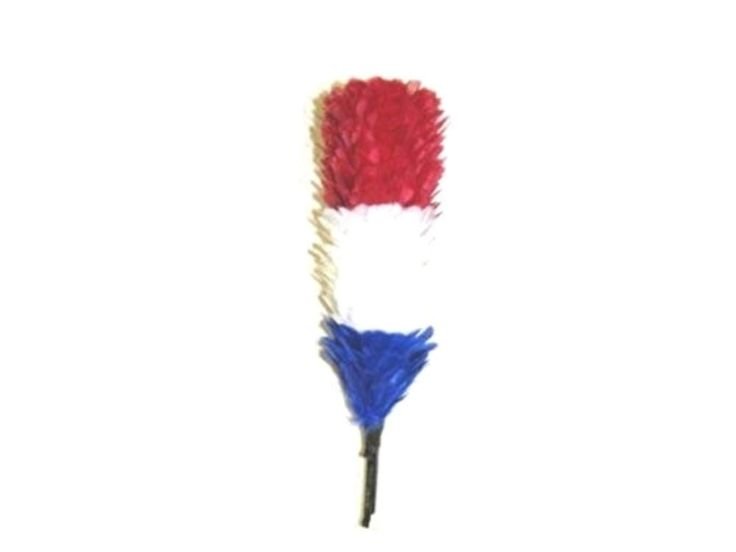 MaanImpex's tweet photo. Premium Tri-Color Feather Plume (Hackle) in vibrant Red, White, and Blue. Handcrafted using high-grade dyed feathers with a sturdy base stem, designed for military shakos, helmets, busbies, and marching band headwear. https://t.co/vbAEz9gDA9