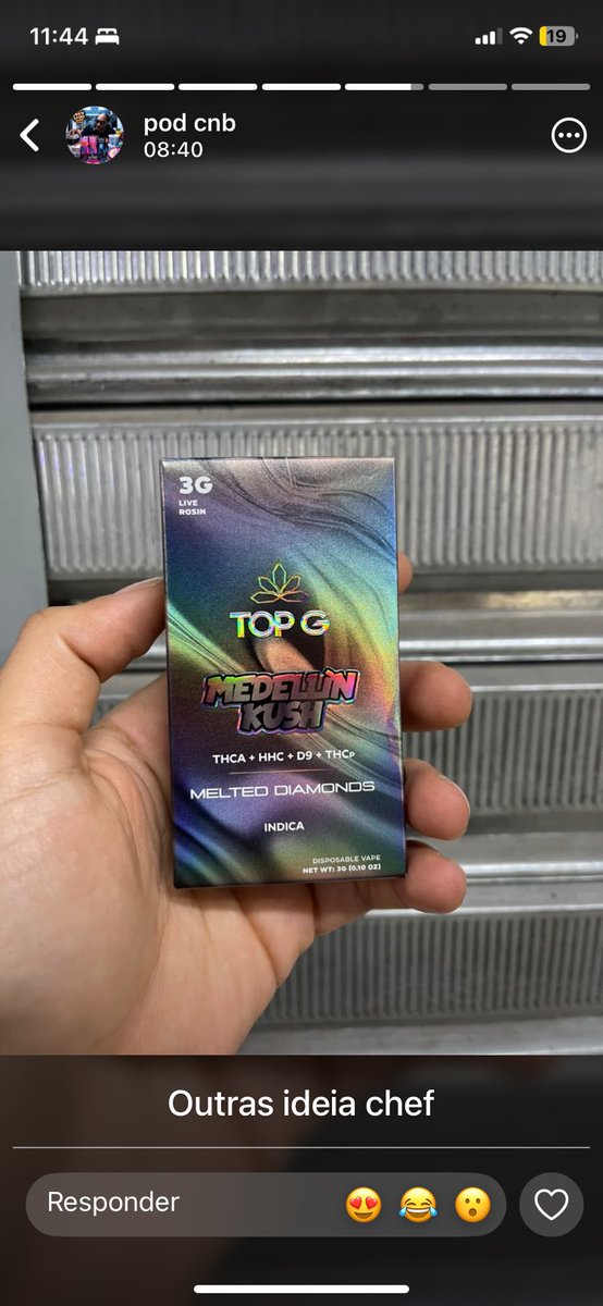 badIdea777's tweet photo. @RaissaAlvessss Faltou um podzinho de thc🍁 único problema dele é q 3 tragos c já tá chapado pq o danado é forte https://t.co/6fGnDRB7Y2