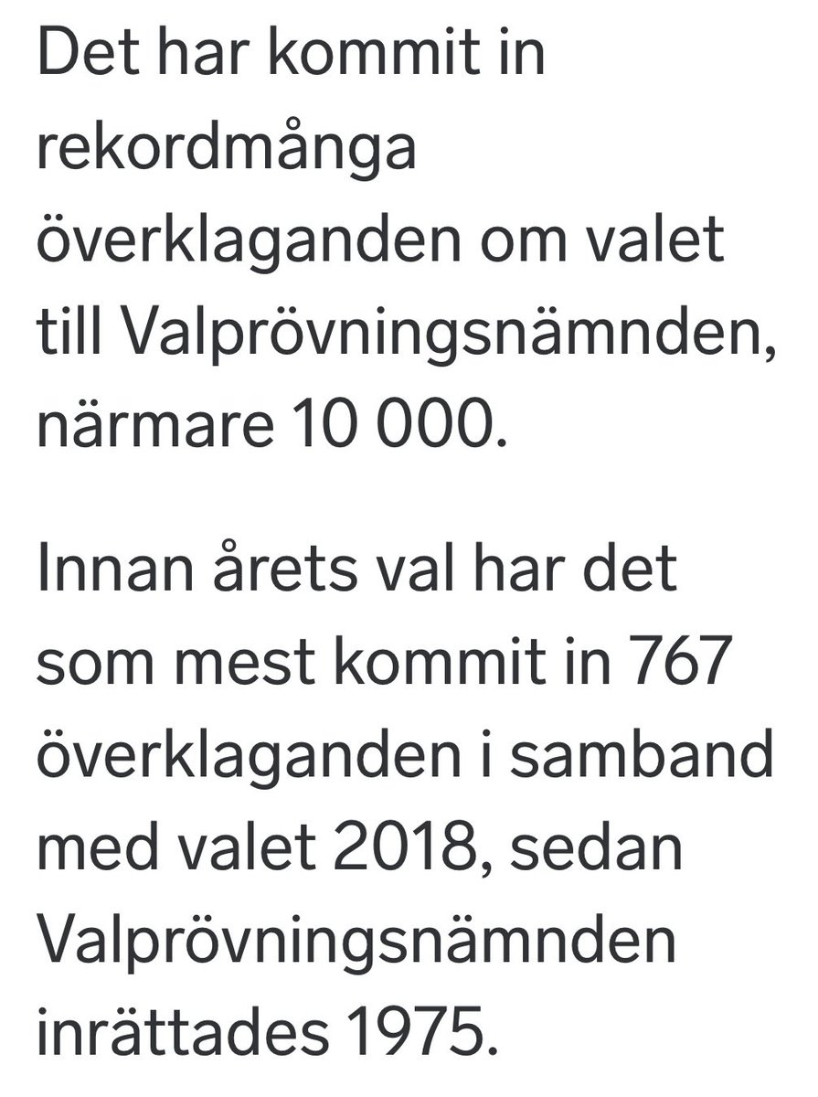 LWallger's tweet photo. Valprövningsnämnden har registrerat 10.000 överklaganden om #valfusk i #Valet2026..

..vilket kan jämföras med 767 stycken i samband med valet 2018..!

Dessutom finns det minst två sajter på Internet 🛜 där man också kan skriva under..och där har närmare 150.000, inklusive undertecknad, visat vårt missnöje hur illa @valmyndigheten skött sitt jobb genom bristande kontroller.

Skriv under Du också på https://t.co/VeNpW8N0Dg eller https://t.co/esEhFkcabr 😎