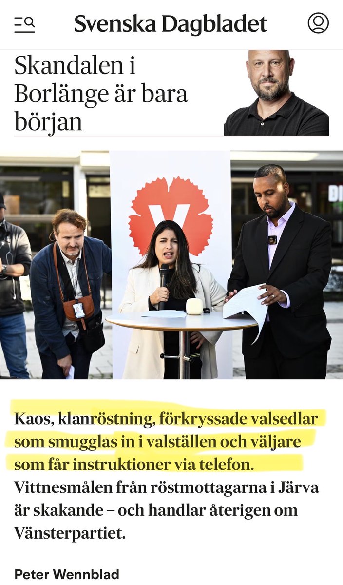 utbytteprinsen's tweet photo. Hva er galt med dette om jeg må få spørre? 🤔
Skal ikke de som inviteres til å bo i Sverige få lov til å ta med seg sine #egne tradisjoner når det kommer til #demokrati og #valg? 👀 https://t.co/c0tNJMLdCY