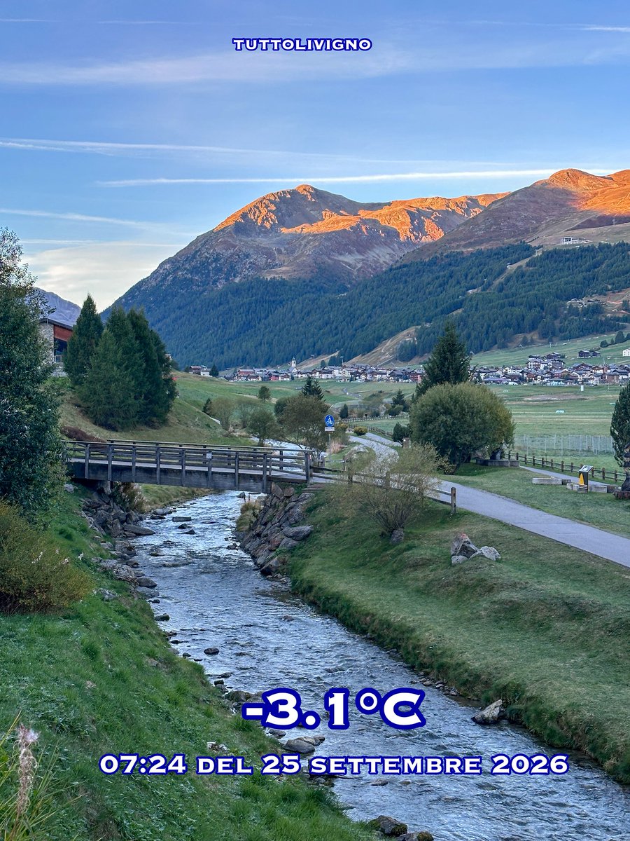 TuttoLivigno's tweet photo. Lo Spöl scorre tranquillo, è una bella giornata anche oggi e la temperatura comincia ad avvicinarsi a quelle più tipiche di #Livigno. https://t.co/pQ99sArTUY