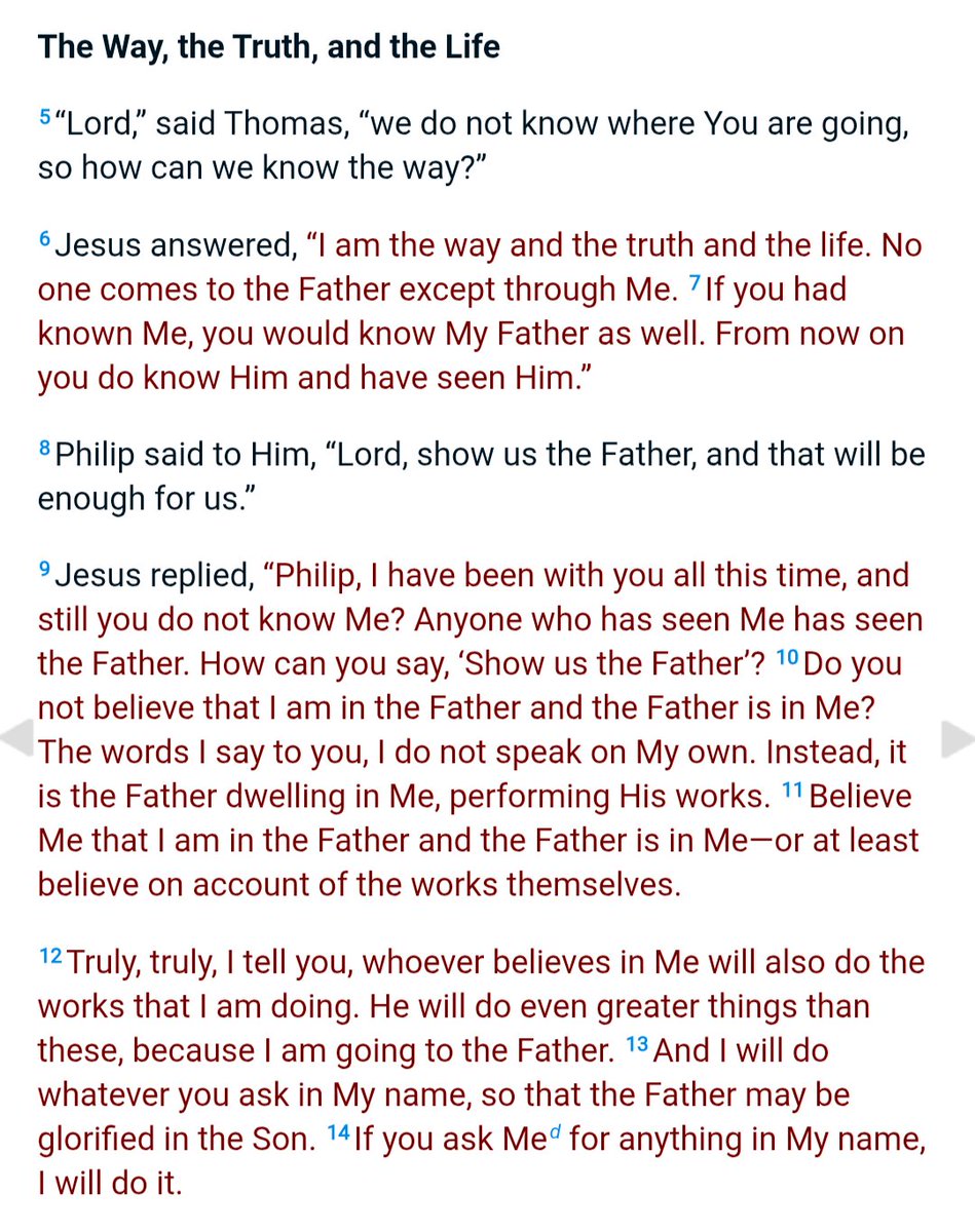 Sammy_SoCal's tweet photo. @BTalk712 On one hand I have your word, and on the other I have the Word of my Father's.
I think I know whom I will listen to. https://t.co/QT0c9dYqfX
