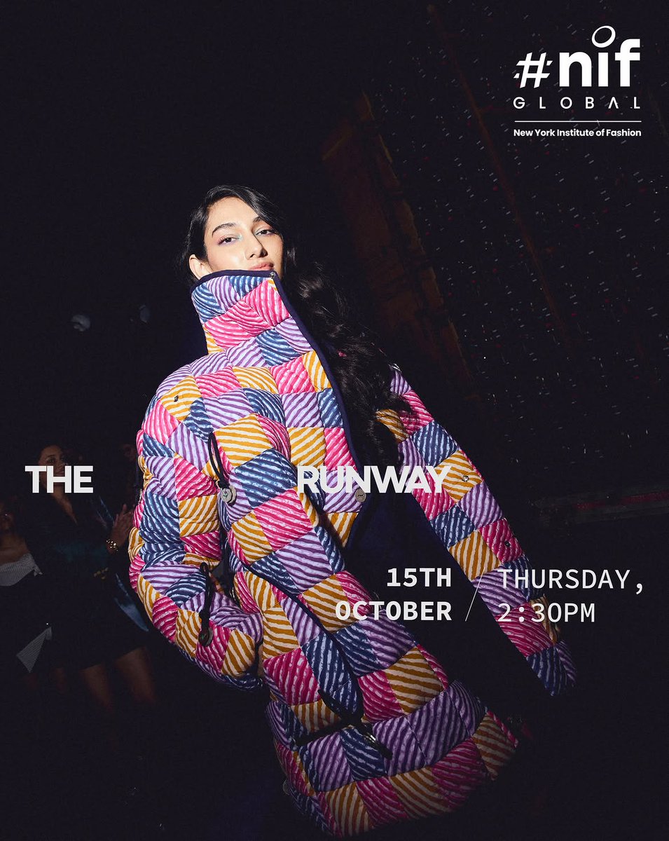 GlobalNif's tweet photo. Discover the innovation of NIF GLOBAL ‘The Runway’ on Thursday, October 15th at 2:30 pm.
@nifglobal.corporate @lakmeindia @fdciofficial @reliancebrandsltd @r1seworldwide
#NIFGlobalAtLakmeFashionWeekxFDCl #LakmēFashionWeekxFDCI #LakmēFashionWeek #LFW #FDCI https://t.co/EuKUOu8uyU