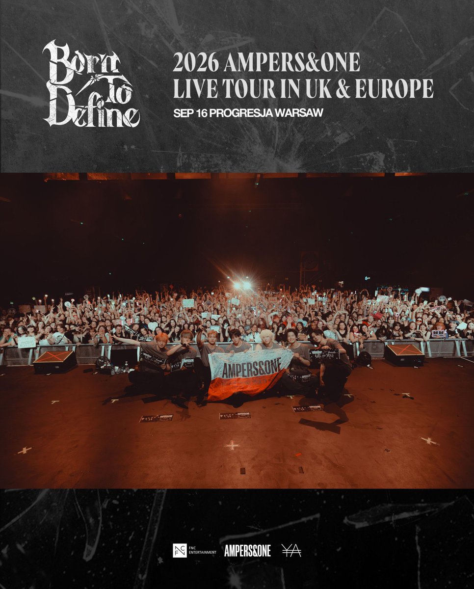 tatihoggiee's tweet photo. Ampers&amp;One Born To Define Tour in Europe is over… ☹️

Thank you Ampers&amp;One for your hardwork during these 2 weeks, we are all so proud of you and I hope you are too!!! And thanks for making my 1st ever concert exeprience an unforgetable great memory!! 🫶🏻

See you next time!!! ❤️ https://t.co/J8UqMjMqGb