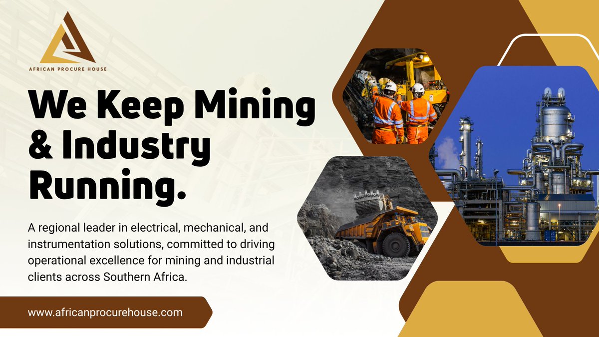 Africanprocure's tweet photo. From the depths of the mine to the heart of the plant, we keep it all running. Because downtime isn't an option.

#APH #WeKeepMiningRunning #MiningIndustry #IndustrialSolutions #SouthernAfrica #OperationalExcellence https://t.co/2TqieTeG3T