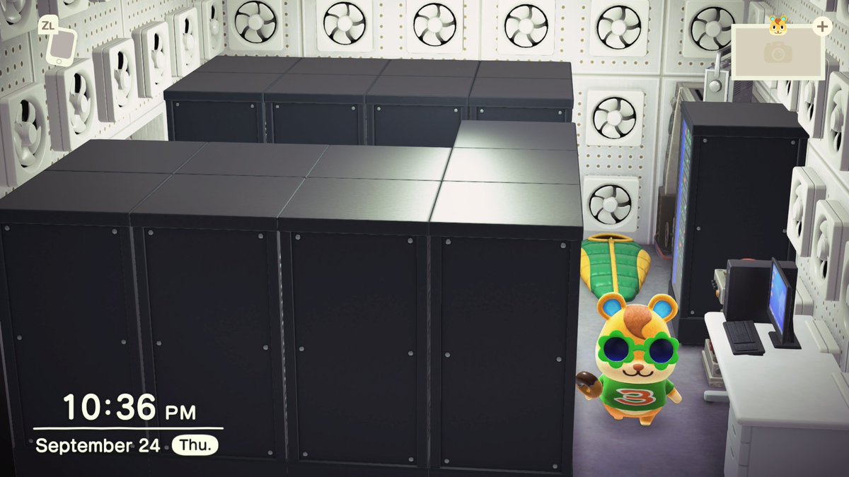 BupWillow64's tweet photo. Was feeling a little evil so I made Hamlet's VIP room a data center so he can boil /silly
#NintendoSwitch2 #AnimalCrossing #ACNH https://t.co/bygdC85PVa