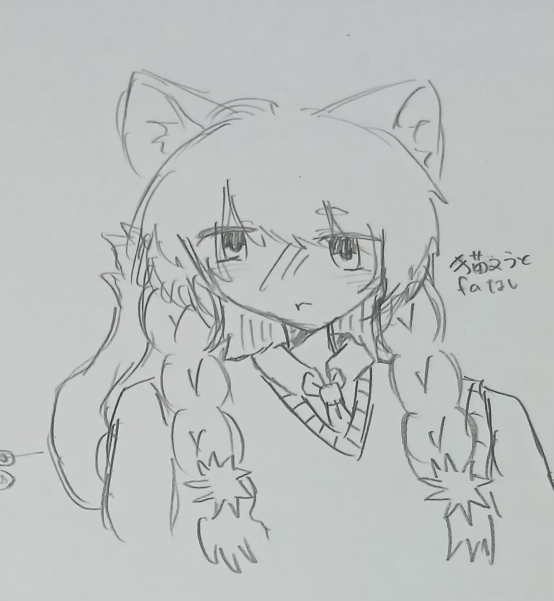 n3ko_uto's tweet photo. あと僕。リボン忘れた https://t.co/wBZcx2XITQ