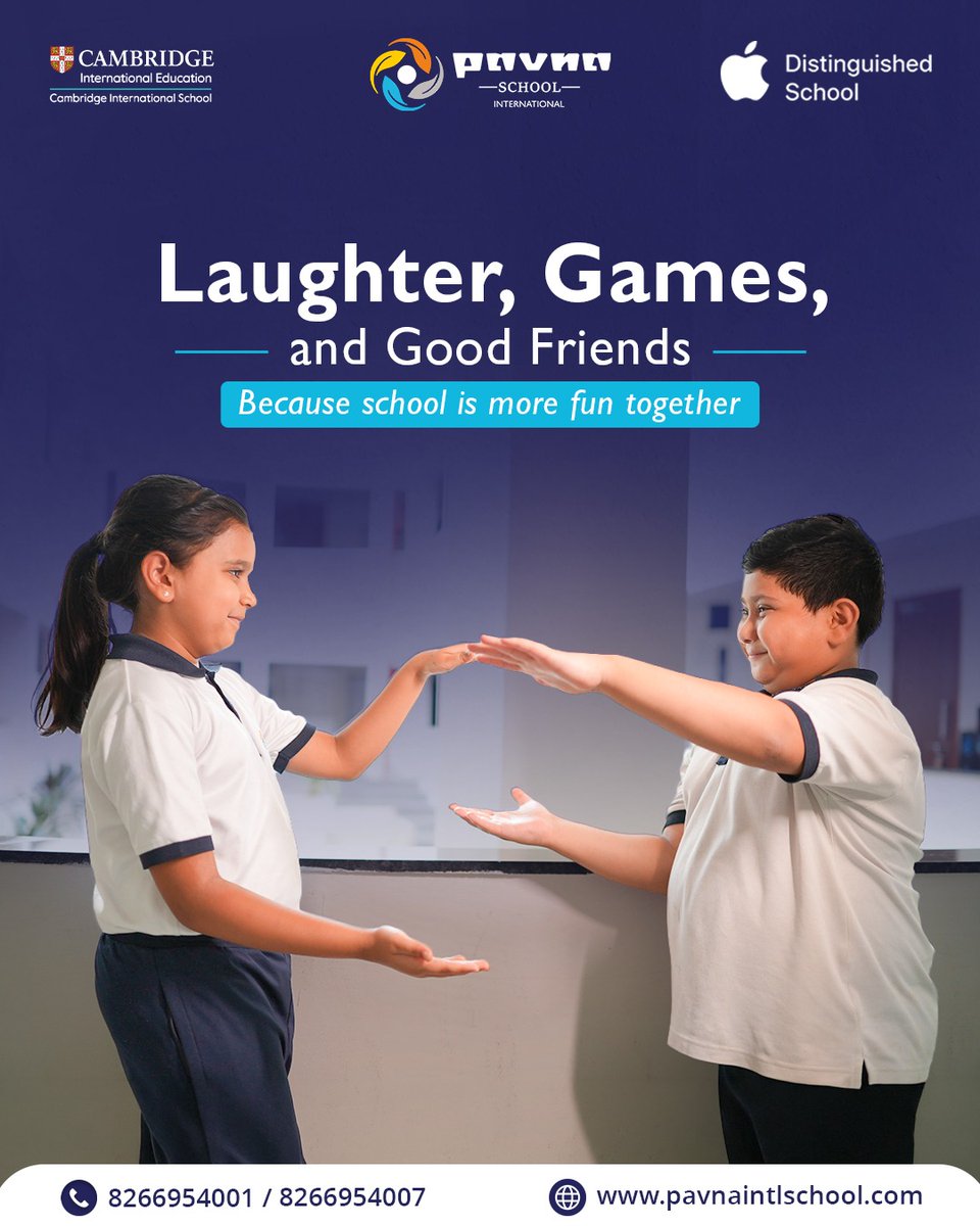 EdgarSloweiccz's tweet photo. At Pavna International School, friendships grow through play, teamwork, and shared moments. We create a positive campus culture where lasting bonds begin on day one. What’s your favorite school game memory? Share below! https://t.co/ZXrl7NHyOr