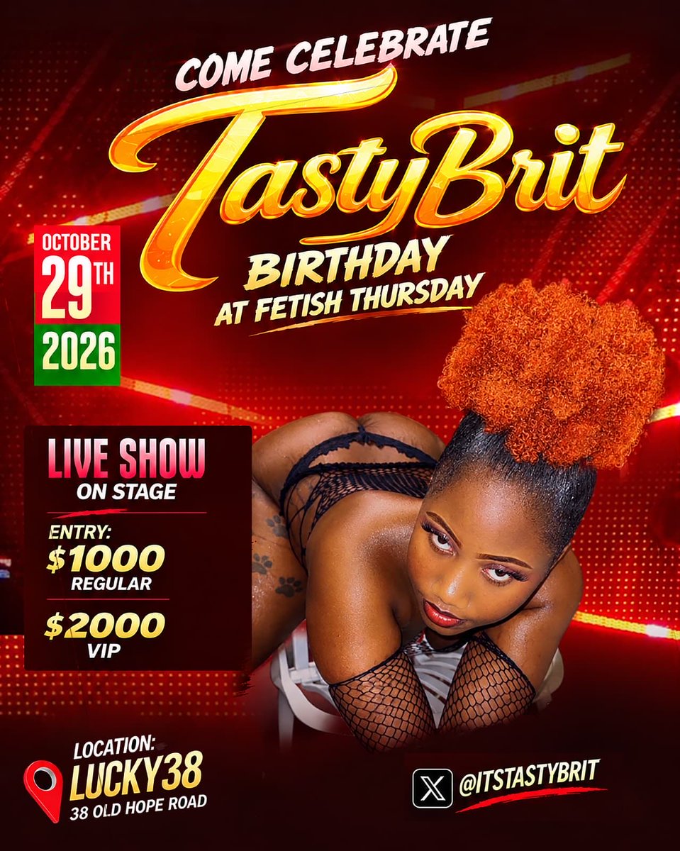 itstastybrit's tweet photo. Me And My Girls Will Be 🔥Celebrating  My Birthday At @Fetishthursday https://t.co/fA3u9AGYqC
