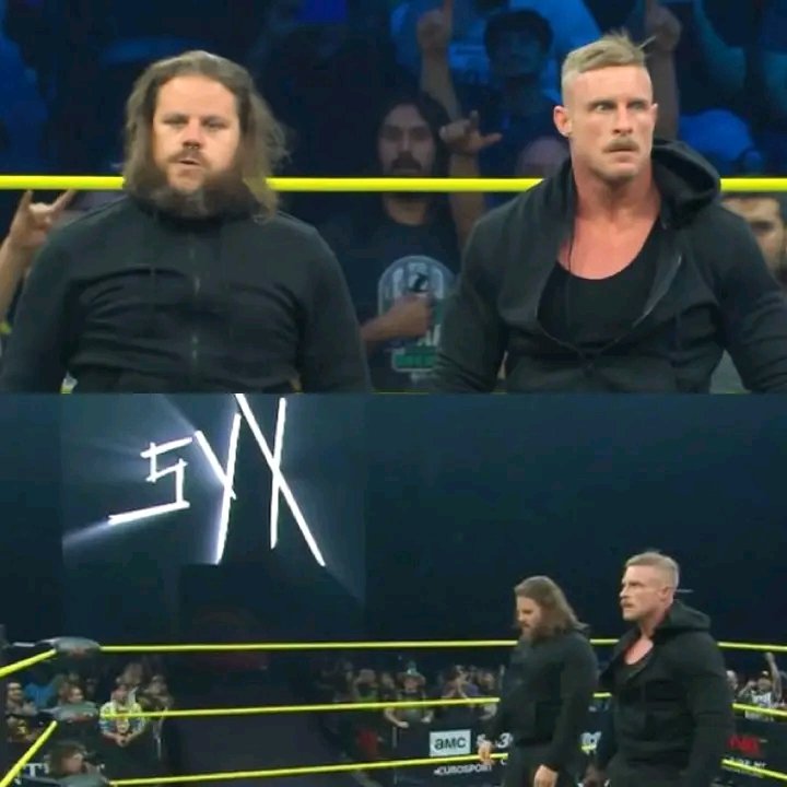 EOlorunsina's tweet photo. BREAKING: The Wyatts Sicks (Syx) have officially arrived in TNA, making an immediate impact by taking out The Hardys. 

Samuel Shaw (Dexter Lumis) and Joseph Sawyer (Joe Gacy) have arrived... and it's time to RUN! https://t.co/asEKU3I46R