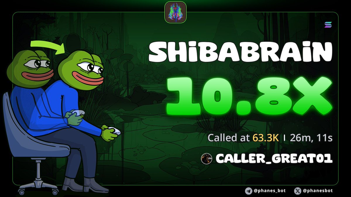 caller_great11's tweet photo. 10.8X form my call on $SHIBABRAIN
CA 

7R9diEUR5aCk6Xf7WRmJhMFp9TiTexeXnXwKRkZWpump https://t.co/aGvPb3ux0i