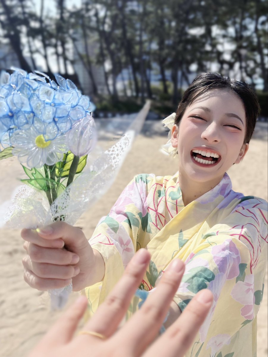 kn312berry's tweet photo. 09/22  合同浴衣撮影会

💐💍

 #QunQun  #南有紗 https://t.co/dEx7K3yPoO