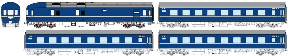 models_imon's tweet photo. 【新製品予約情報】
トラムウェイから急行仕様での20系ブルートレインが発表！
2本帯・3本帯で4両編成や各種単品が登場するので、お好みの時代や編成を再現しやすいセット構成となっています！
国鉄時代の旅情を想起してみるのはいかがでしょうか。
ご予約は店舗・通販にて
https://t.co/JMUQ5r0VRb https://t.co/l3u4zn1e67