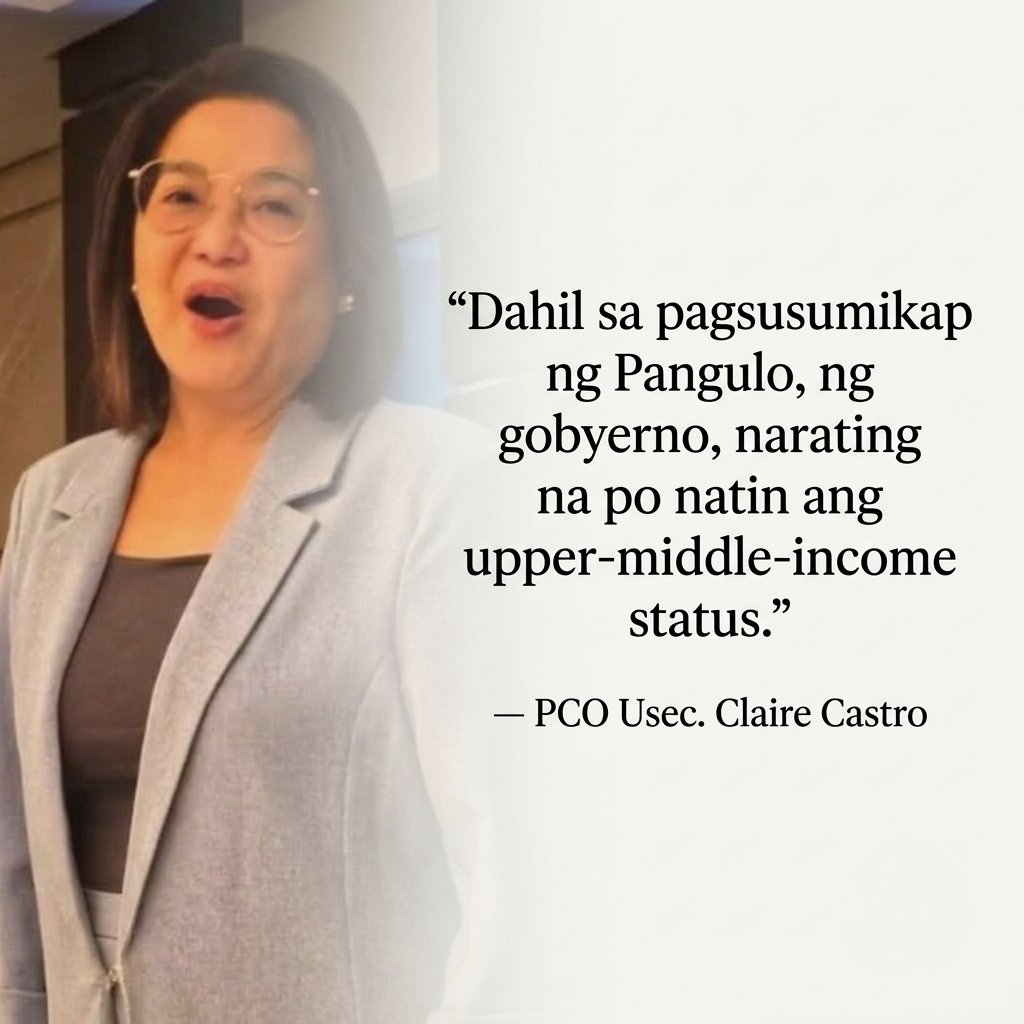 luisito_ako's tweet photo. Upper-middle-income status na daw ang PH ayon sa Palasyo! 📈🇵🇭 Pero ramdam ba sa bulsa o pambawi lang sa presyo ng sibuyas at kuryente? 😅 Kilos-kilos din daw 'pag may time! 💸

​🔔 FOLLOW &amp; 📲 SHARE for more news and updates!

​#UpperMiddleIncome #EconomyPH #BuhayPinoy https://t.co/sfJ6A4OvxT