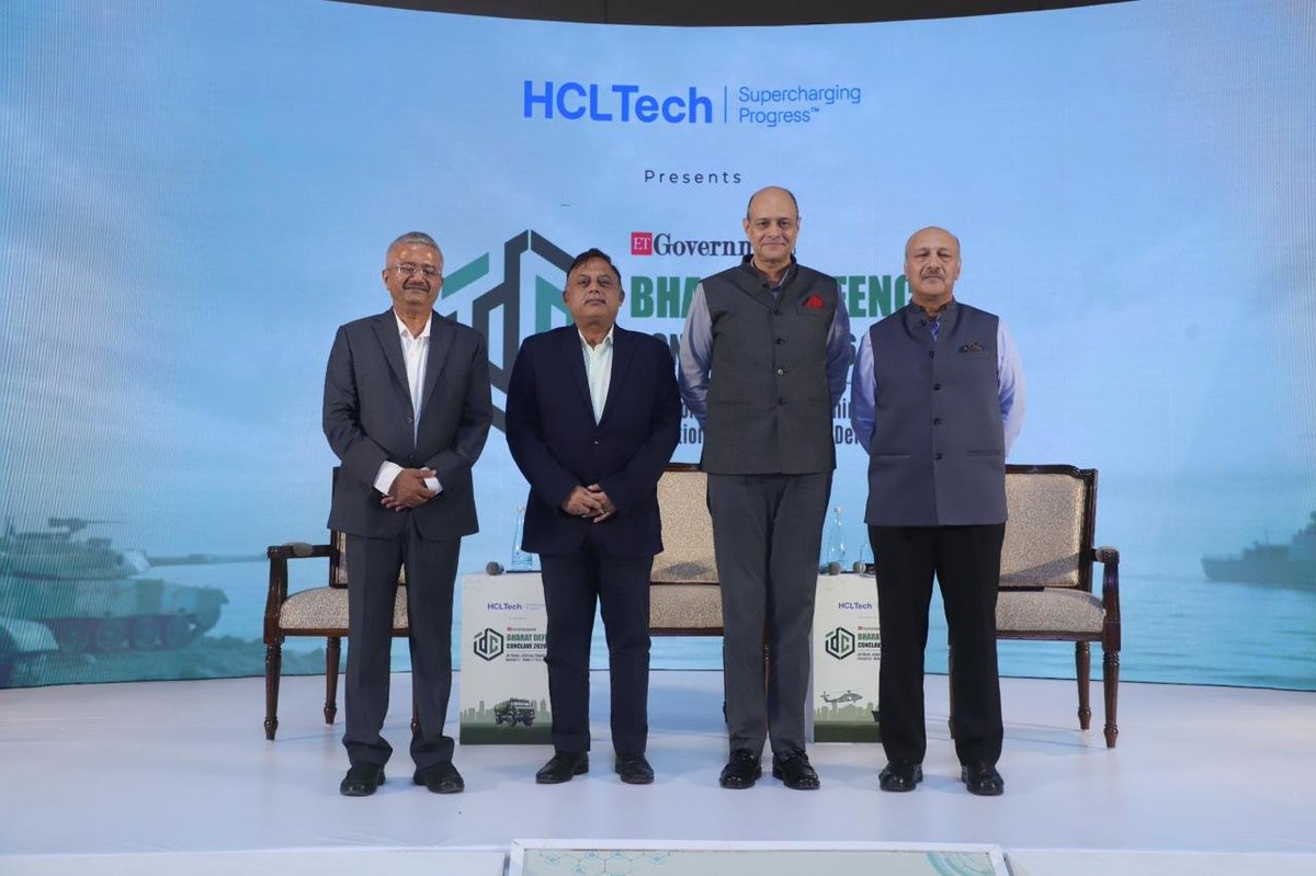 USIofIndia's tweet photo. DG #USI VAdm Sanjay J Singh (Retd) moderated panel discussion at ET #BharatDefenceConclave on "Defence Acquisition for Atmanirbhar Bharat," with VAdm Atul Anand (Retd) and Maj Gen Tarun Agrawal. https://t.co/ku44hdiyxa