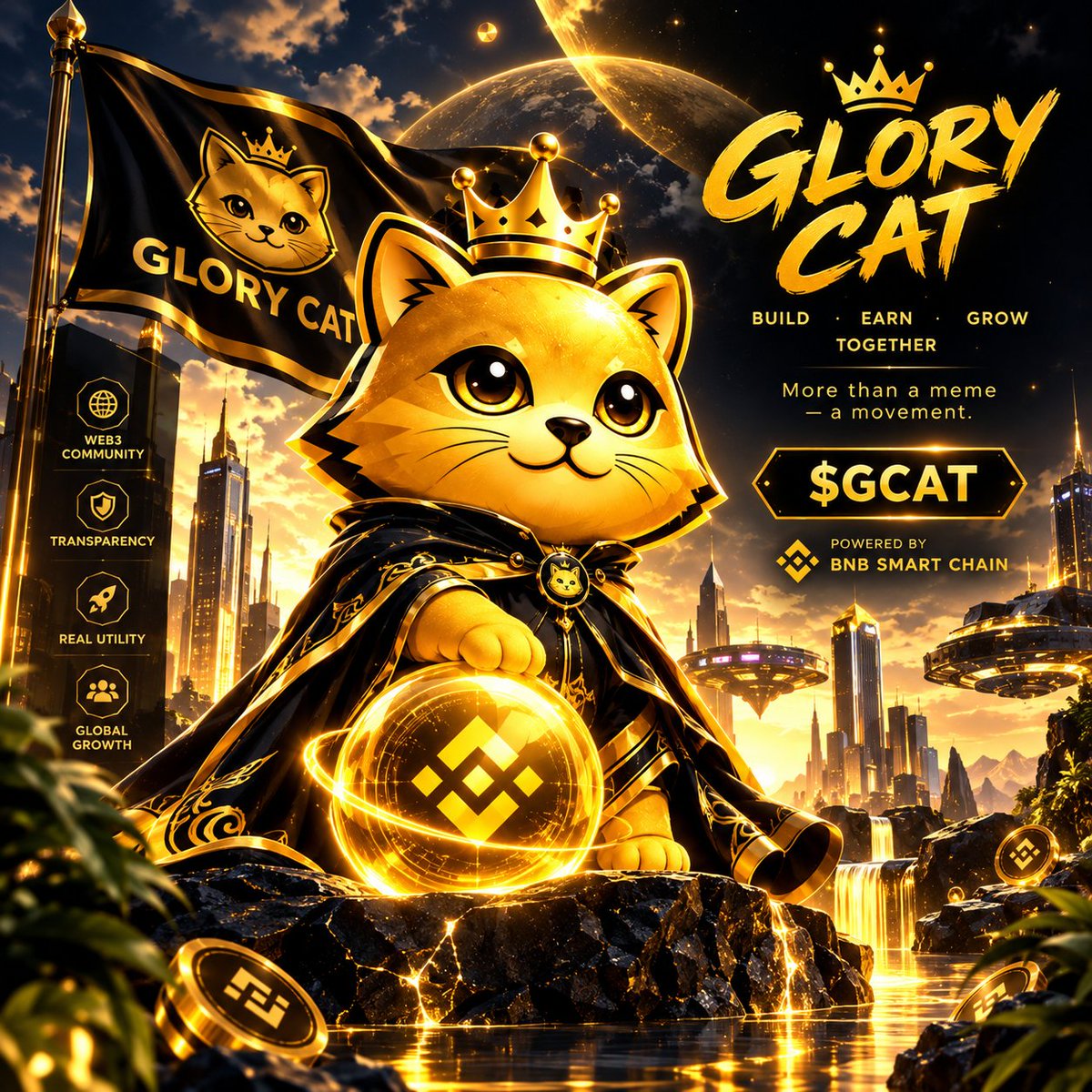 mmesom45446's tweet photo. Glory Cat 🐱⚡
From vision to blockchain, GCAT is building a movement worth watching. 🚀✨
Stay tuned. The journey is just beginning. 🟡🔥 https://t.co/47OxiYb5LX