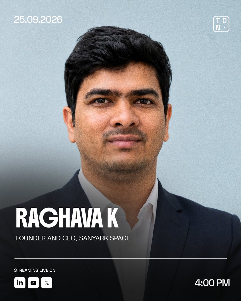 OfflineOnAir's tweet photo. Raghava K, Founder and CEO of @SanyarkSpace, will be joining us LIVE on the show today at 4 PM. https://t.co/P4SaQ7pOC0