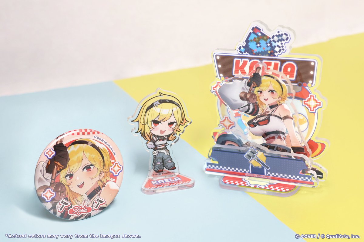 kaelakovalskia's tweet photo. ‼️the hololive dreams official merch orders are closing soon‼️

━━━━⊱˗ˏˋ ★ˎˊ˗ ⊰━━━━
it's the Mega Sphere themed lineup and my merch is in there too 🔨 

📅 UNTIL 9/28 (Mon) 18:00 JST
🛍️ https://t.co/87ht8uYtmZ
━━━━⊱˗ˏˋ ★ˎˊ˗ ⊰━━━━

Grab them before it's too late!!!!!🫵

#holodori #KaelAttention