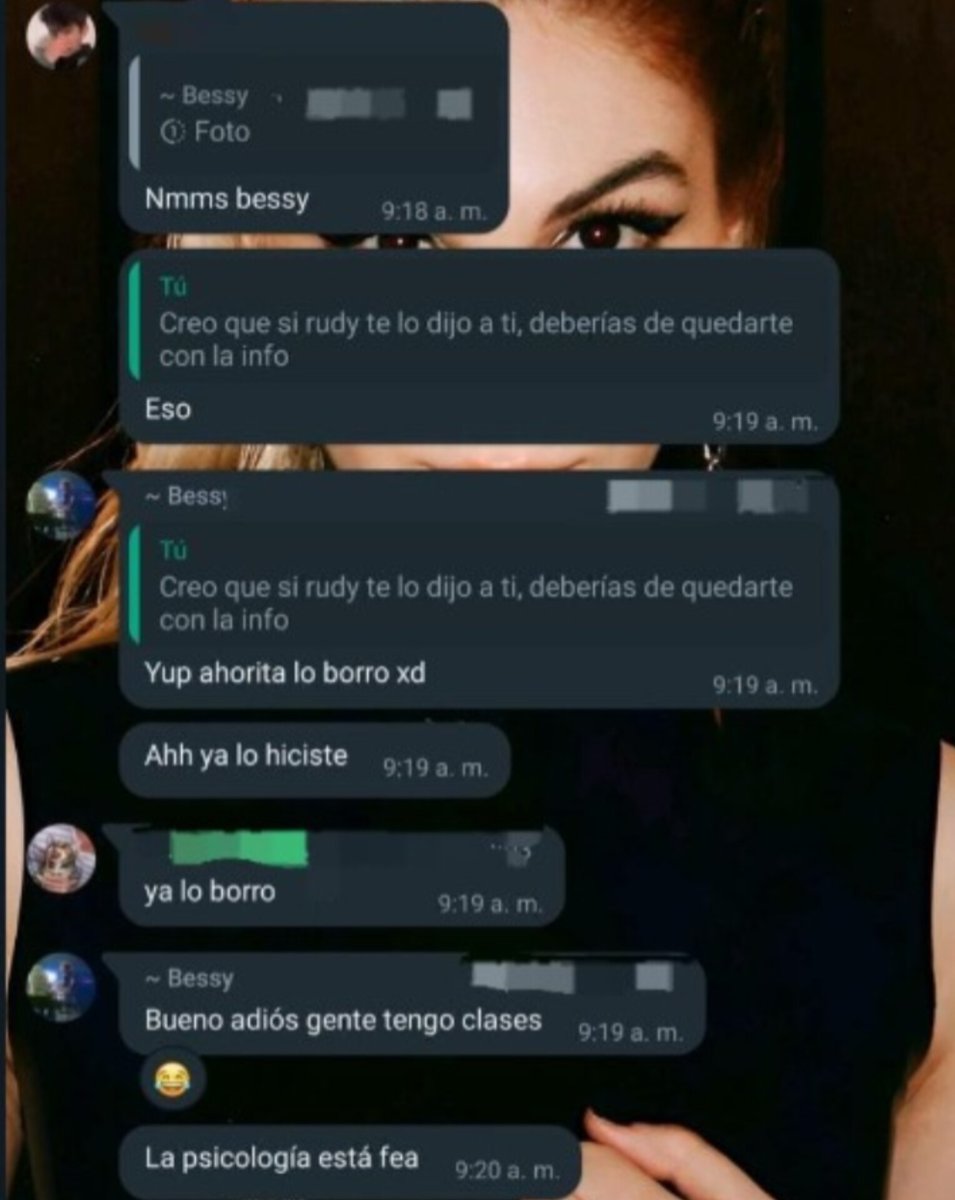 Pauwithmango's tweet photo. Y como último acto a mi aburrimiento y insomnio, les dejo más de lo que ha cotorreado la basura de imbessyl, para que luego diga que tiene vida propia etc, PD: Su cuenta es puro bot

Cómo puedes seguir a una persona así y no hacer nada Rodolfo? https://t.co/4CKcNidlUS