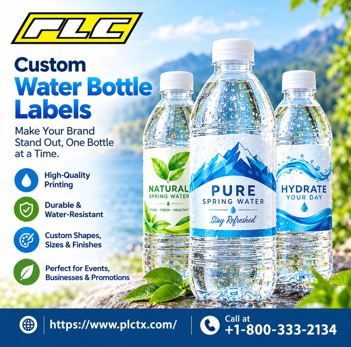 plctx's tweet photo. 💧 Make your brand impossible to miss with custom water bottle labels from PLCTX!

🌐 https://t.co/5ONXfRAiRy
📞 +1-800-333-2134

#CustomLabels #WaterBottleLabels #BrandPromotion #PLCTX #waterbottlelabels #customlabels #bottlebranding #promotionalproducts #labels https://t.co/rXxD5xB4nl