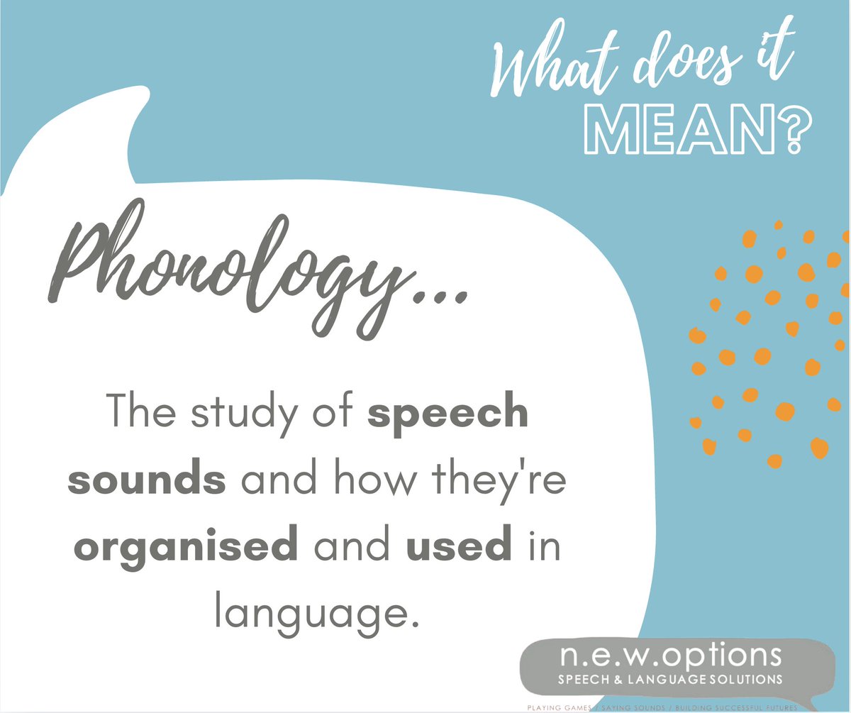 NewOptionsltd's tweet photo. Say what? 🤔 Our Speech Therapy Glossary series explains common terms one tile at a time. Follow along and build your knowledge! #SLT #SpeechTherapy #HelpWithTalking https://t.co/TpOg4Z6YtF
