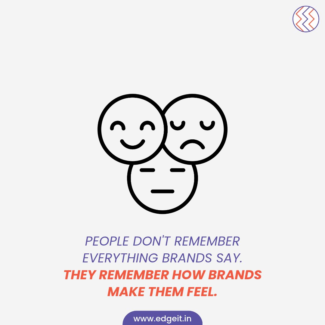 edgeitonline's tweet photo. Customers may forget your headline, campaign or offer.
But they are far more likely to remember an experience that made them feel understood, confident, excited or valued.
That's why good marketing is about creating a feeling worth remembering.
#edgeIT #Marketing https://t.co/qqgyJtJMT5