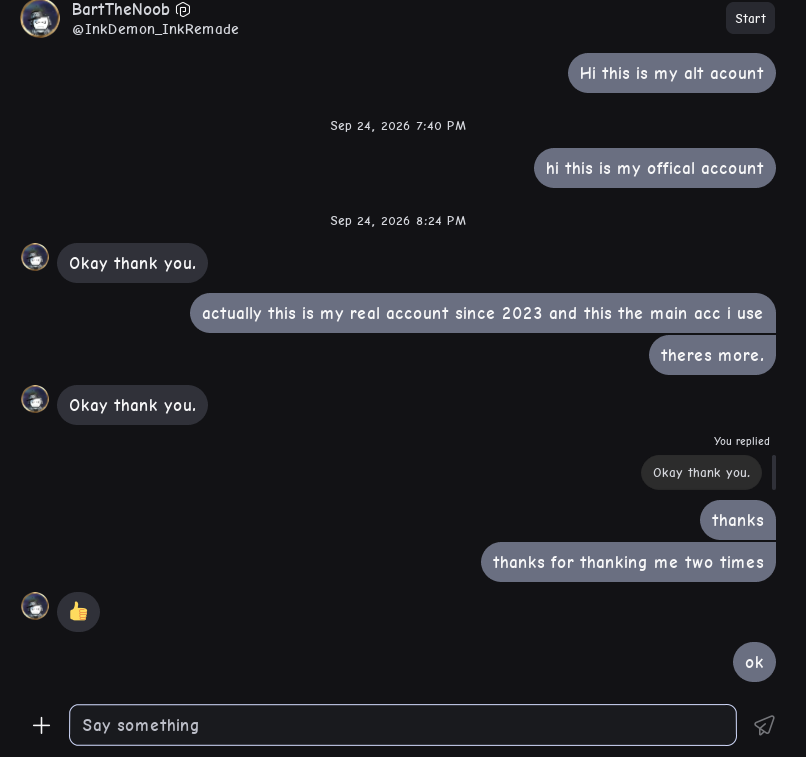 holtyguy2329175's tweet photo. the fuck you mean "okay thank you" https://t.co/tAPzdqZ5Bq