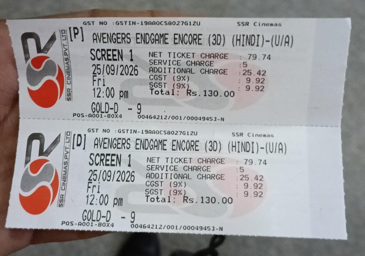 Sidthartha86050's tweet photo. Avengers Assemble 🔥❤️
#AvengersEndgameEncore 

It's Show Time 🍿📽️ 

Every Ending Has A New Beginning 😉❤️🔥🔥
@Avengers 
#Avengers 
#EndgameEncore
#AvengersDoomsday 
@MarvelStudios 
#marvel
@Marvel 
@Marvel_India https://t.co/6QK9voETfm