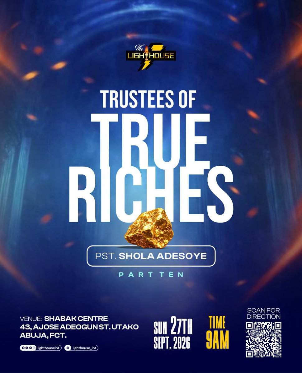 Lighthouseint's tweet photo. Join us this Sunday as we continue the series - TRUSTEES OF TRUE RICHES. Indeed our lives have been changed.  

See you at 9am. https://t.co/Psh9tVjfwP