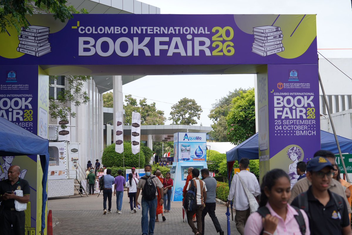 IndiainSL's tweet photo. Literary Bridges, Shared Heritage! 

Highlighting the deep-rooted cultural connections, @nbt_india showcases a rich collection of books from 🇮🇳 at the Colombo International Book Fair 2026.

Inaugurated by Her Excellency PM @Dr_HariniA, the fair is open from Sep 25 – Oct 04. Visit the Indian pavilion to explore diverse stories and celebrate our shared literary traditions! 🇮🇳🤝🇱🇰

@MEAIndia @IndianDiplomacy @iccr_hq @iccr_colombo