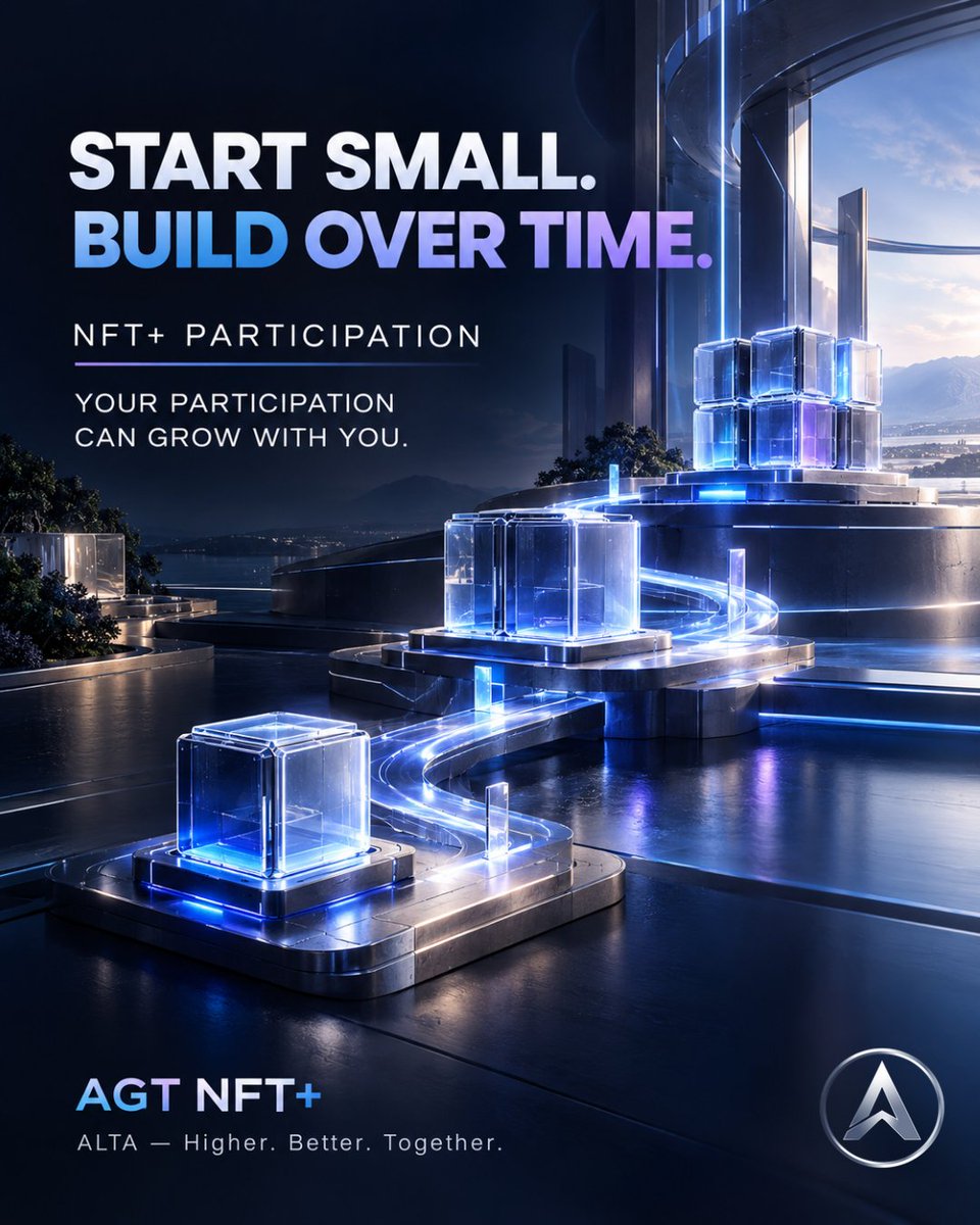 altaglobaltech's tweet photo. NFT+ Participation is designed to build over time.

Successful Top Ups can contribute to cumulative participation rather than treating every action as a separate starting point.

Understand the mechanics. Build from there.

#AGT #AGTNFTPlus https://t.co/P0gn7tc7Bj