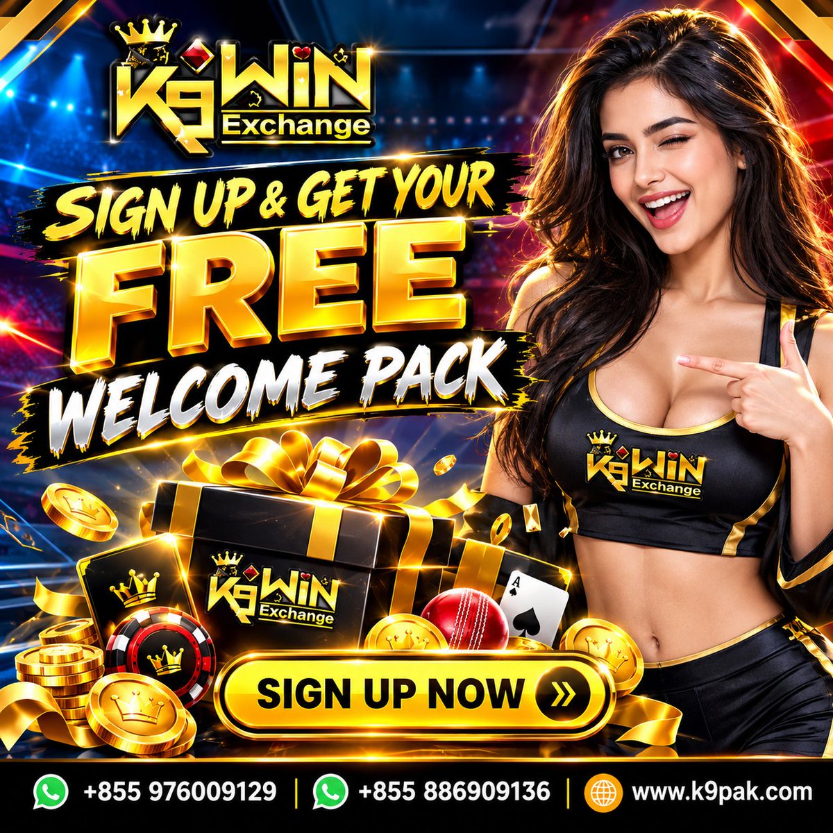 k9winpakistan09's tweet photo. 🔥 READY TO PLAY? YOUR NEXT GAME STARTS HERE!
Step into the excitement with K9WIN Exchange ✨
🎁 Sign up and check out the welcome offer
🎰 Explore exciting games
⚡ Fast & easy access
💎 Play for entertainment and enjoy the experience!
#K9WinPakistan #OnlineGaming #GamingFun https://t.co/mYib5BtQ4Z