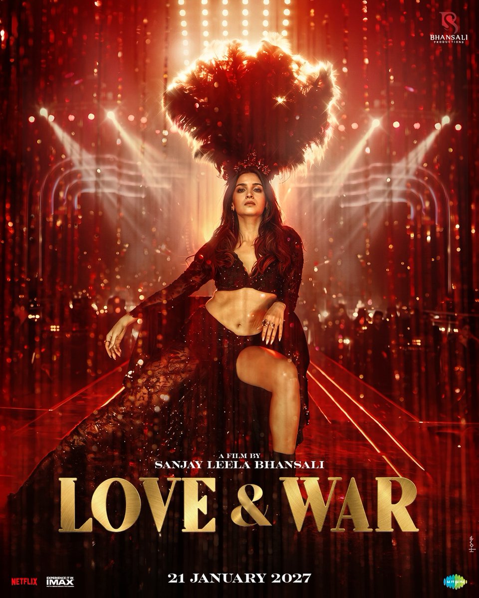 INOXMovies's tweet photo. Sanjay Leela Bhansali’s Love & War. January 21, 2027. See you at the movies.
#LoveAndWar
@bhansali_produc @saregamaglobal #RanbirKapoor
@vickykaushal09 #PrernaSingh https://t.co/gLYr1QXt6y