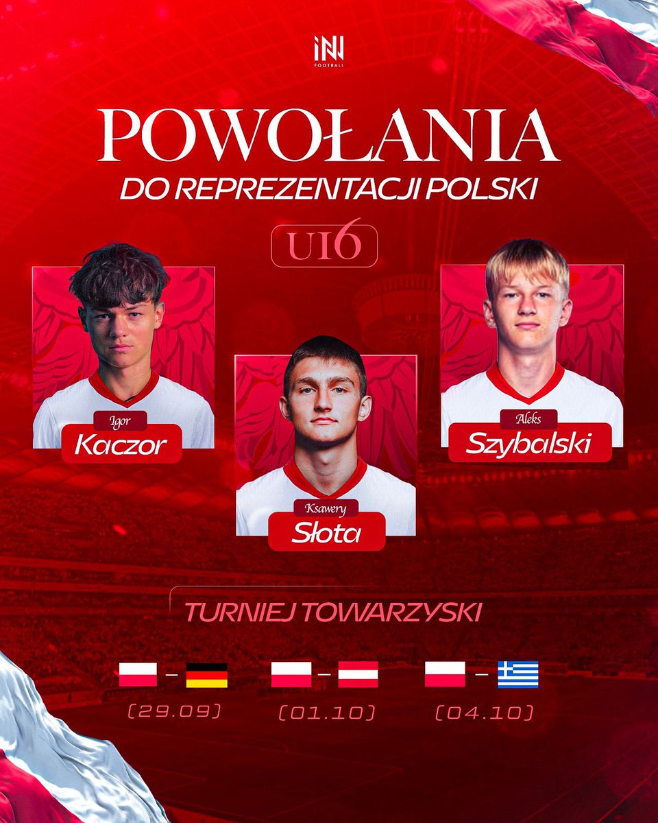 INNfootball_'s tweet photo. Idzie młodość🇵🇱🦅 https://t.co/nfhoom0SdY